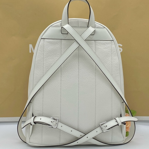 MICHAEL KORS KENLY LARGE BACKPACK OPTIC WHITE - Picture 3 of 16